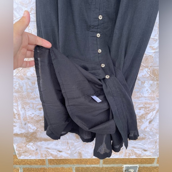 Mille resort and travel smocked waist button front midi skirt size medium - Picture 6 of 9